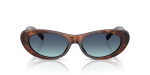 แว่นกันแดด Tiffany & Co TF4236U-84219S Spotted Brown Havana Azure Gradient Tiffany & Co TF4236U 84219S ด้านหน้า