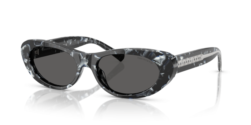 แว่นกันแดด Tiffany & Co TF4236U-8428S4 Havana Madreperla Dark Grey Tiffany & Co TF4236U 8428S4 แว่นกันแดดลายฮาวานามุกเลนส์เทาเข้ม ผู้หญิง