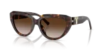 Tiffany & Co TF4238U-80153B แว่นกันแดดลายฮาวานา เลนส์ไล่ระดับสีน้ำตาล สุภาพสตรี