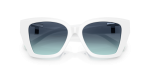 แว่นกันแดด Tiffany & Co TF4239U-83929S Bright White Azure Gradient Blue Tiffany & Co TF4239U 83929S close-up ด้านหน้า