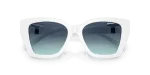 แว่นกันแดด Tiffany & Co TF4239U-83929S Bright White Azure Gradient Blue Tiffany & Co TF4239U 83929S close-up ด้านหน้า