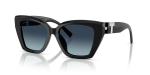 แว่นกันแดด Tiffany & Co TF4239U-83944U Black Azure Gradient Dark Blue Tiffany & Co TF4239U 83944U แว่นกันแดดโพลาไรซ์สีดำเลนส์ไล่ระดับน้ำเงิน สำหรับผู้หญิง