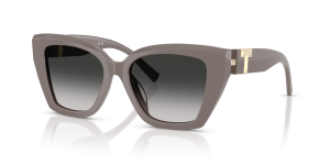 Tiffany & Co TF4239U 84013C แว่นกันแดดสีช็อกโกแลตทรัฟเฟิล สำหรับผู้หญิง