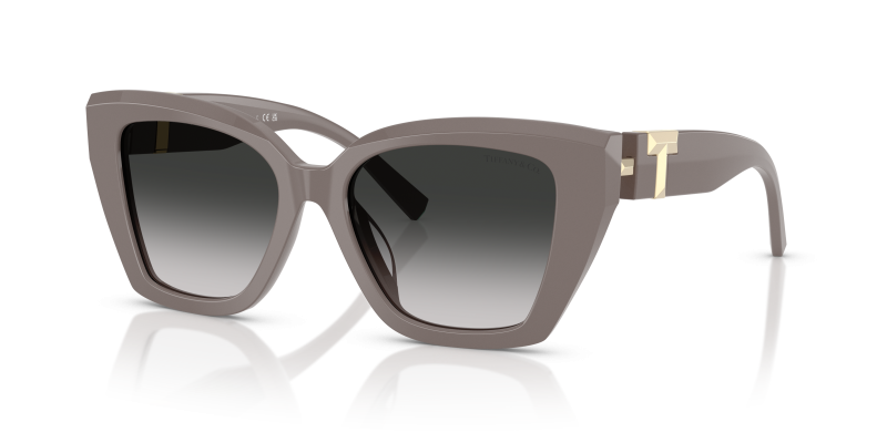 Tiffany & Co TF4239U 84013C แว่นกันแดดสีช็อกโกแลตทรัฟเฟิล สำหรับผู้หญิง