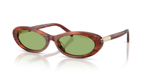 Tiffany & Co TF4250 8440-2 แว่นกันแดดลายฮาวานาเส้นทับทิม สำหรับผู้หญิง