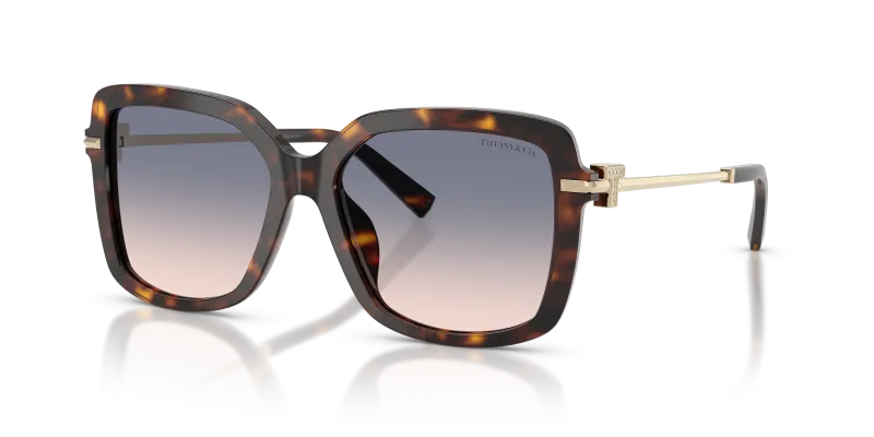 Tiffany & Co TF4252B-801516 แว่นกันแดดฮาวานา เลนส์ไล่ระดับน้ำเงินน้ำตาล สุภาพสตรี