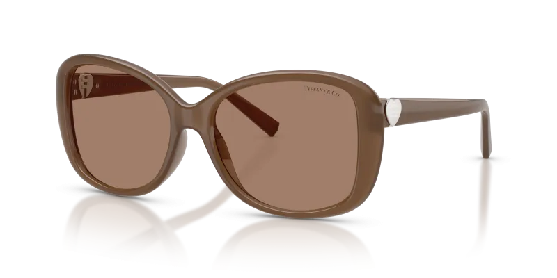 แว่นกันแดด Tiffany & Co TF4257U-845973 Opal Smoky Quartz Solid Brown Tiffany & Co TF4257U 845973 แว่นกันแดดสี Opal Smoky Quartz สำหรับผู้หญิง