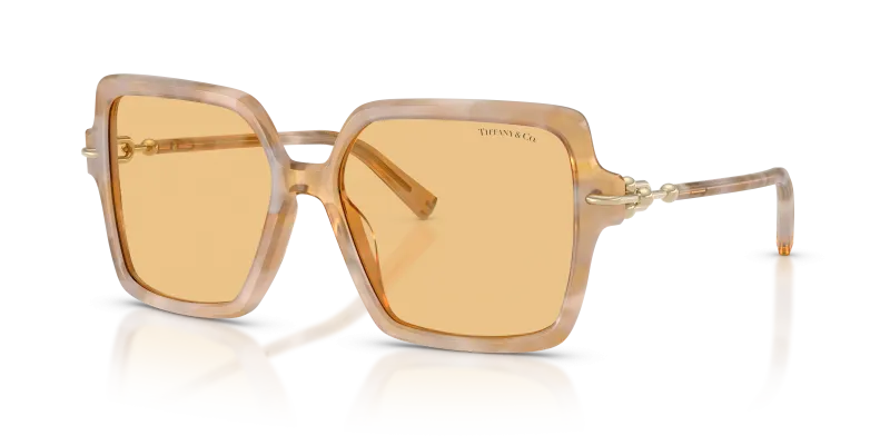 Tiffany & Co TF4260U 8451 7 แว่นกันแดดสี Padparadscha Havana สำหรับผู้หญิง