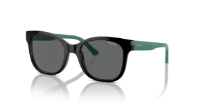Vogue VJ2023 W44/87 แว่นกันแดดเด็กทรงผีเสื้อสีดำ สำหรับเด็กผู้หญิง