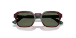 แว่นกันแดด Vogue VJ2025-247371 Full Bordeaux Dark Green Vogue VJ2025 247371 close-up ด้านหน้า
