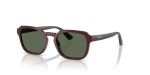 แว่นกันแดด Vogue VJ2025-247371 Full Bordeaux Dark Green Vogue VJ2025 247371 แว่นกันแดดบอร์กโดซ์ เด็กผู้ชาย