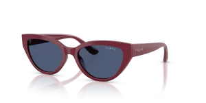 Vogue VJ2026 287580 แว่นกันแดดเด็กสีเชอร์รีเต็มรูปแบบ เด็กผู้หญิง