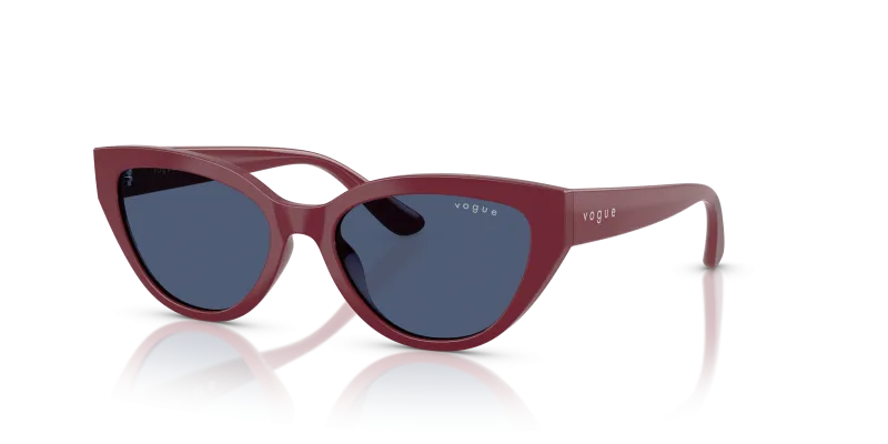 Vogue VJ2026 287580 แว่นกันแดดเด็กสีเชอร์รีเต็มรูปแบบ เด็กผู้หญิง