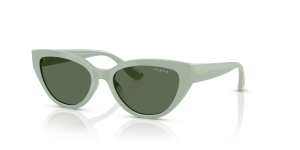 Vogue VJ2026 318371 แว่นกันแดดเขียวอ่อนโปร่งใสเด็กผู้หญิง