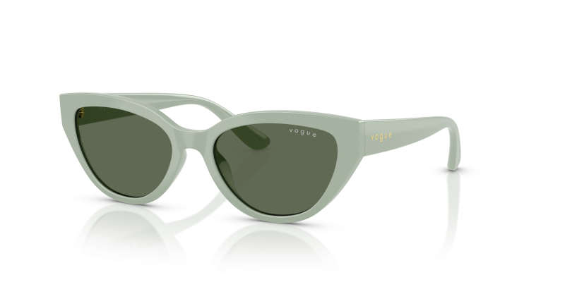 Vogue VJ2026 318371 แว่นกันแดดเขียวอ่อนโปร่งใสเด็กผู้หญิง