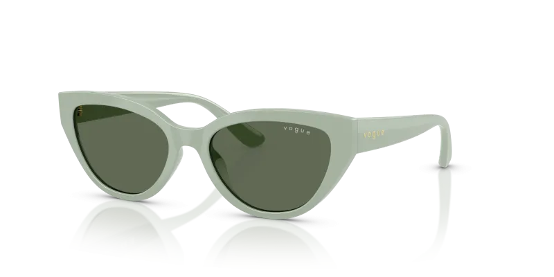 Vogue VJ2026 318371 แว่นกันแดดเขียวอ่อนโปร่งใสเด็กผู้หญิง
