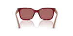 แว่นกันแดด Vogue VJ2027-306669 Transparent Dark Red Dark Violet Vogue VJ2027 306669 ขาแว่นด้านใน