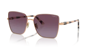 Vogue VO4199S 51708H แว่นกันแดดท็อปบอร์โดโรสโกลด์ สำหรับผู้หญิง