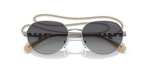 แว่นกันแดด Vogue VO4254S-548/T3 Gunmetal Polarized Gradient Grey Vogue VO4254S-548/T3 กันเมทัล close-up ด้านหน้า