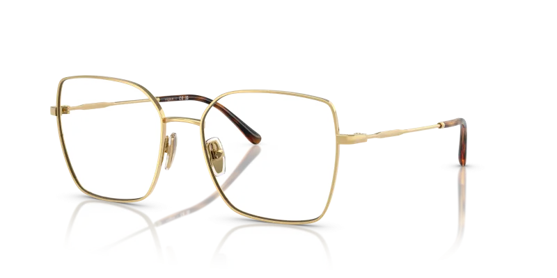 กรอบแว่นสายตา Vogue VO4274-5042 Gold Vogue VO4274-5042 แว่นสายตาสีทองทั้งกรอบ ผู้หญิง