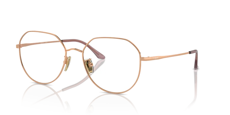 กรอบแว่นสายตา Vogue VO4301D-5152 Rose Gold Vogue VO4301D 5152 แว่นสายตาสีโรสโกลด์ สำหรับผู้หญิง