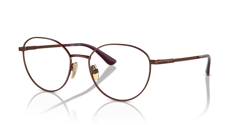 กรอบแว่นสายตา Vogue VO4306-5074 Copper Top Bordeaux Vogue VO4306 5074 แว่นสายตาทองแดง-บอร์โด สำหรับผู้หญิง