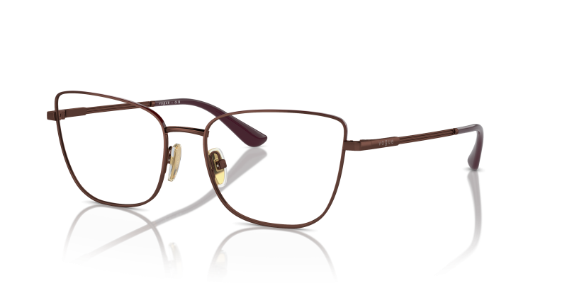 กรอบแว่นสายตา Vogue VO4307-5074 Copper Top Bordeaux Vogue VO4307 5074 กรอบทองแดงบอร์โดซ์ เลนส์ใส