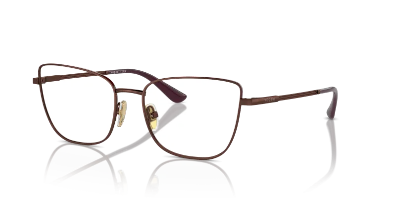กรอบแว่นสายตา Vogue VO4307-5074 Copper Top Bordeaux Vogue VO4307 5074 กรอบทองแดงบอร์โดซ์ เลนส์ใส