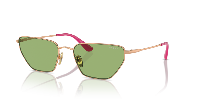 แว่นกันแดด Vogue VO4316S-5152/2 Rose Gold Green Vogue VO4316S 5152/2 แว่นกันแดดโรสโกลด์เขียว ผู้หญิง
