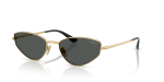 แว่นกันแดด Vogue VO4339S-280/87 Gold Dark Grey Vogue VO4339S 280 87 แว่นกันแดดทองเลนส์เทาเข้ม ผู้หญิง