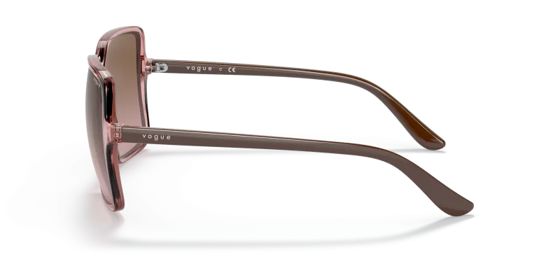 แว่นกันแดดปะการังโปร่งใส Vogue VO5352SF 288314 มุมข้าง สะพานจมูก Saddle bridge