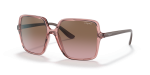 แว่นกันแดด Vogue VO5352SF-288314 Transparent Coral Violet Brown Gradient Vogue VO5352SF 288314 แว่นกันแดดปะการังโปร่งใส สำหรับผู้หญิง