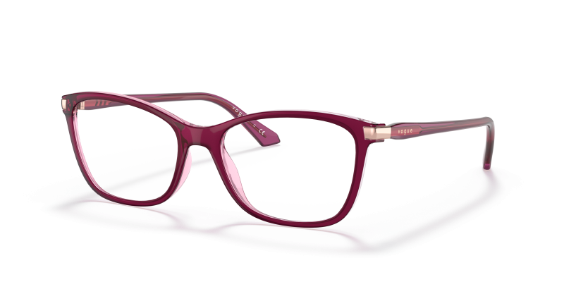 กรอบแว่นสายตา Vogue VO5378-2909 Top Violet/Pink Vogue VO5378-2909 แว่นสายตาไล่สีม่วงชมพู สำหรับผู้หญิง