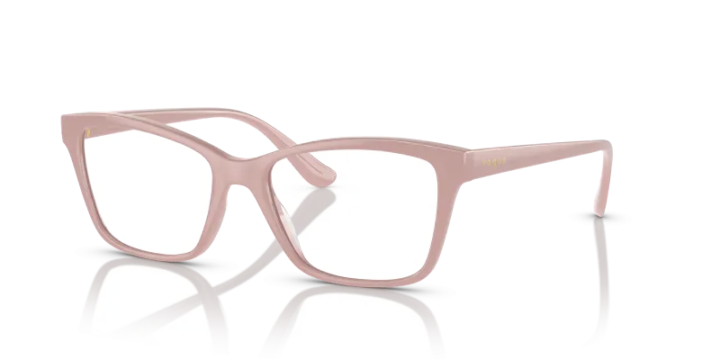 กรอบแว่นสายตา Vogue VO5420F-3077 Solid Pink Vogue VO5420F 3077 แว่นสายตาชมพูทึบสด สำหรับผู้หญิง