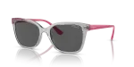 แว่นกันแดด Vogue VO5426SF-282087 Transparent Grey Dark Grey Vogue VO5426SF 282087 แว่นกันแดดเทาโปร่งใสขาแว่นบานเย็น