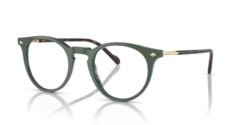 Vogue VO5434-3092 เขียวฝุ่น กรอบแว่นสายตาทรงกลม
