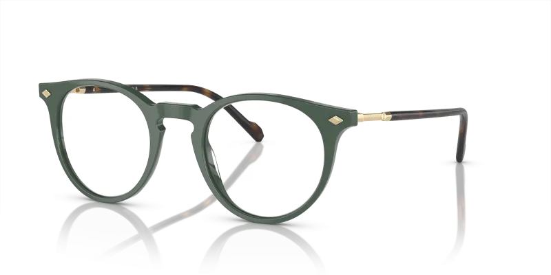 Vogue VO5434-3092 เขียวฝุ่น กรอบแว่นสายตาทรงกลม