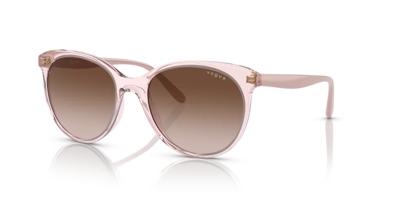 Vogue VO5453SF 282813 กรอบชมพูโปร่งใส เลนส์น้ำตาลไล่ระดับ