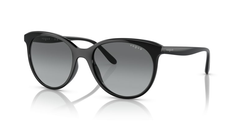 แว่นกันแดด Vogue VO5453SF-W44/11 Black Gradient Grey Vogue VO5453SF-W44/11 ดำ แว่นกันแดดทรงกลม