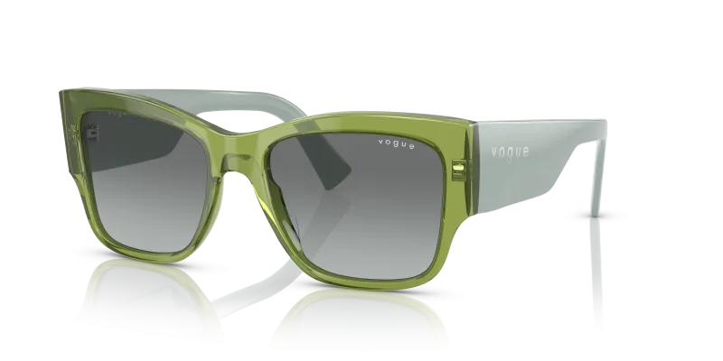 Vogue VO5462S 295311 แว่นกันแดดเขียวโปร่งใส สำหรับผู้หญิง
