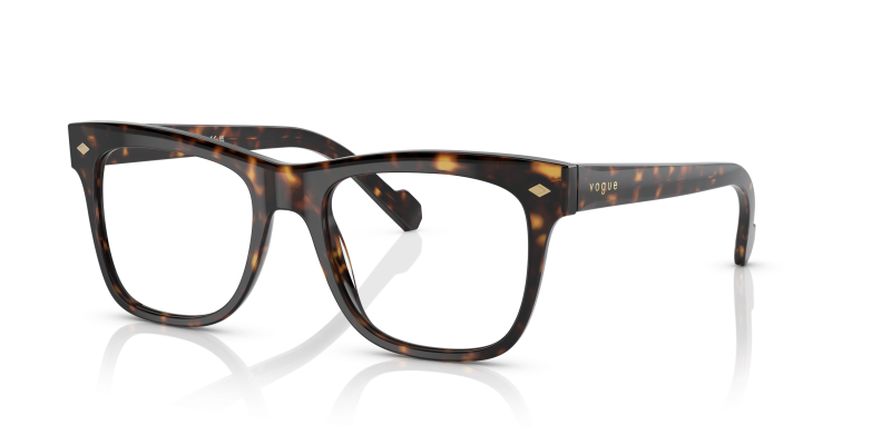 Vogue VO5464-W656 ฮาวานาเข้ม กรอบแว่นสายตาทรงสี่เหลี่ยมจัตุรัส