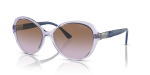Vogue VO5475SB 274568 แว่นกันแดดม่วงโปร่งใส