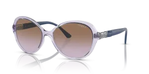 Vogue VO5475SB 274568 แว่นกันแดดม่วงโปร่งใส