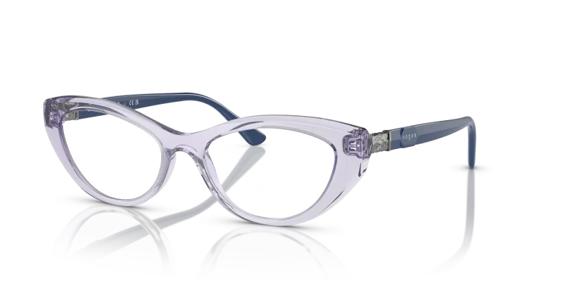 Vogue VO5478B 2745 กรอบม่วงโปร่งใส ขาแว่นน้ำเงิน