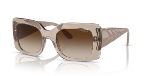 Vogue VO5481S 299013 กรอบคาราเมลโปร่งใส เลนส์น้ำตาลไล่ระดับ