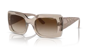Vogue VO5481S 299013 กรอบคาราเมลโปร่งใส เลนส์น้ำตาลไล่ระดับ
