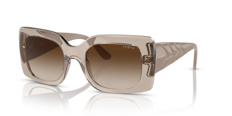 Vogue VO5481S 299013 กรอบคาราเมลโปร่งใส เลนส์น้ำตาลไล่ระดับ