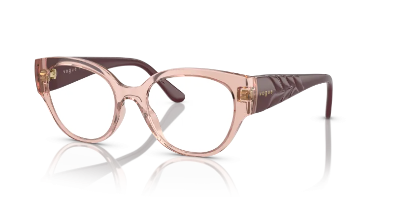 กรอบแว่นสายตา Vogue VO5482-2864 Transparent Pink Vogue VO5482 2864 กรอบแว่นสายตาชมพูโปร่งใส