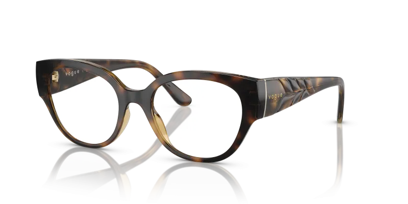 Vogue VO5482 W656 กรอบแว่นสายตาฮาวานาเข้มทรงแฟนทอส