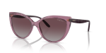 แว่นกันแดด Vogue VO5484S-276162 Transparent Purple Grey Gradient Polarized Vogue VO5484S 276162 แว่นกันแดดม่วงโปร่งใส สำหรับผู้หญิง